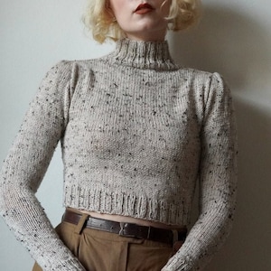 Norma Jean Turtleneck Knittingpattern, Digital PDF