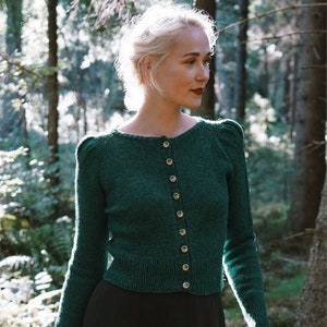 Minerva Cardigan Knittingpattern, Digital PDF