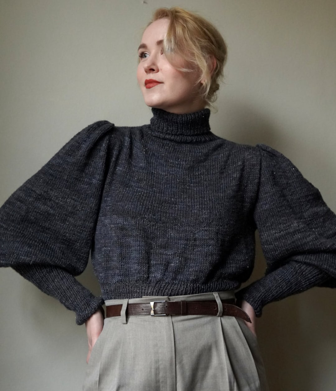 Tuto Tricot Facile Gilet Bernadette Long Modèle De Tricot à Col - Main Image