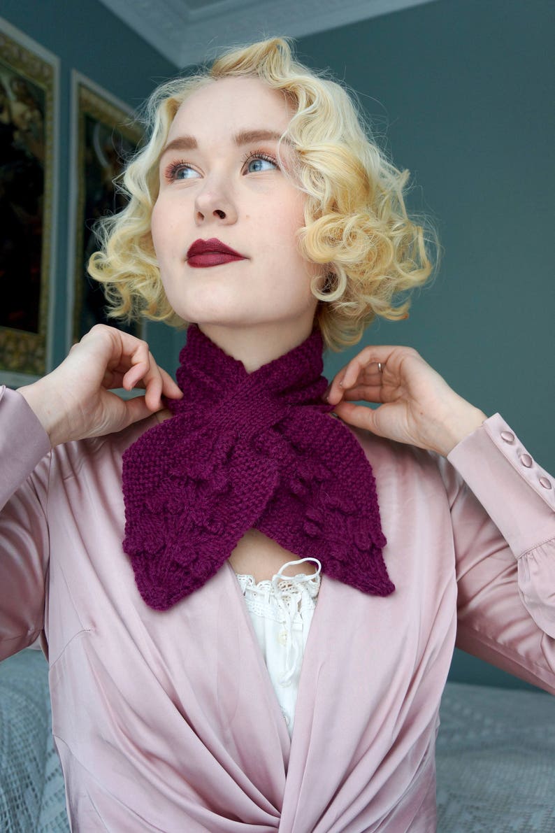 Forest Berry Scarf Knitting Pattern image 4