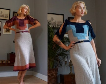 Deco Dream Dress Knittingpattern, Digital PDF