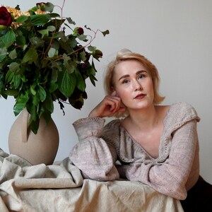 THE POET / Organic Drill Ruffle Neck Trench main image 0