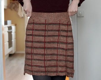 Noelle Skirt Knitting Pattern, Digital PDF