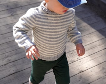 Jr. Montmartre Kids Knitting Pattern, Digital PDF