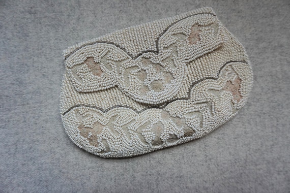 1930s Beaded Bag / Pouch for Belt