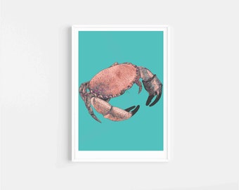 Crab Pop Art Poster