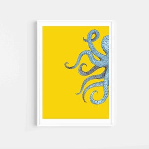 Octopus Pop Art Poster