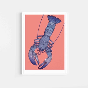 Lobster Pop Art Poster image 1