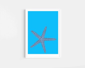 Starfish Pop Art Poster