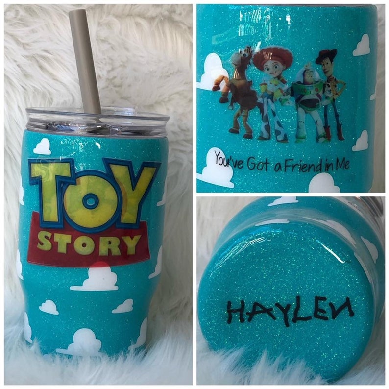 Toy story Glitter Tumbler Etsy