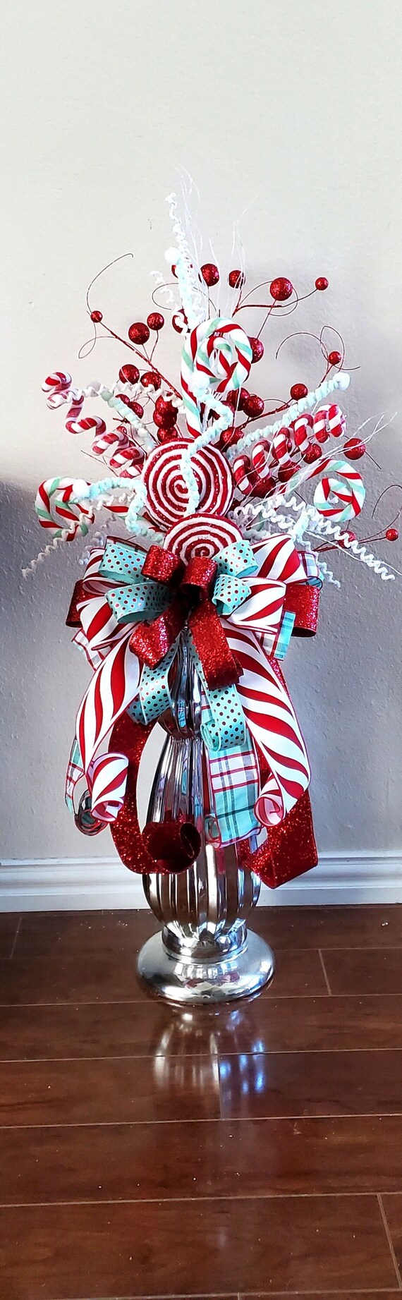 Lollipop Tree Topper Candy Tree Topper Christmas Tree Etsy