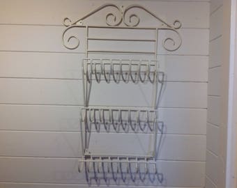 Painted metal display unit. Ideal for storage or displaying lovely things.