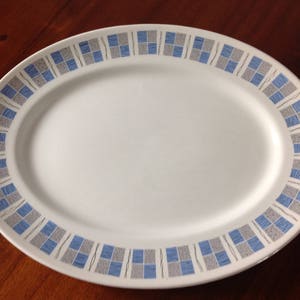 Myotts Fine White Ironstone Staffordshire seving plate. Vintage. image 2