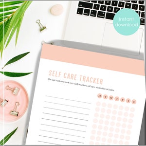 Self Care Printable, Self Care Tracker, Habit Tracker Printable Daily ...