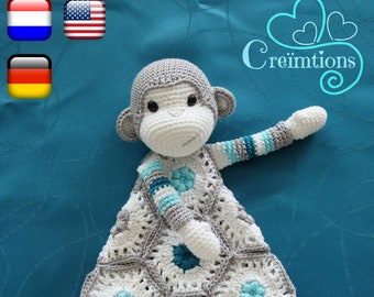 Small Cuddly Monkey Pattern