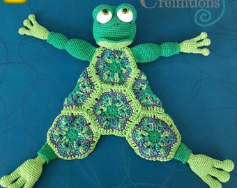 Crochet pattern Cuddly Frog