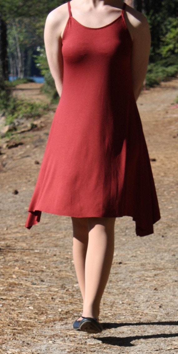 burnt orange sundress