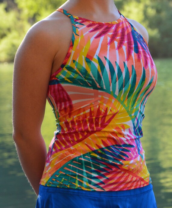 women's swim tank top