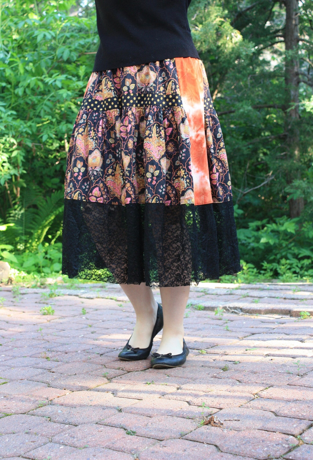 スカート DARK RED RUM band design skirt DARK RED RUM band design skirt