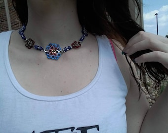 Colorado flag necklace