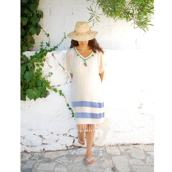 linen cover up dress