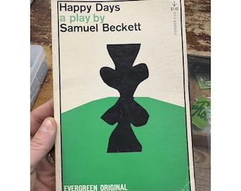 Vintage Book Samuel Beckett - Happy Days  First Edition - Grove Evergreen, 1961
