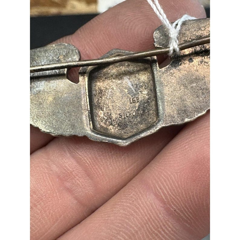 Original WW2 USAAF US Army Air Force Sterling Silver 3' Pilots Wings ...