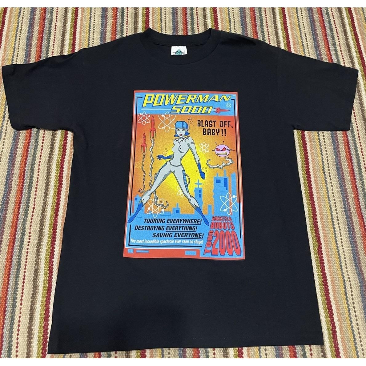 Vintage Powerman 5000 Shirt Size L Vintage Rockets & Robots