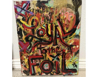 1/1 Original, arte pop marginal, estilo callejero, graffiti, técnica mixta, Rad Underground