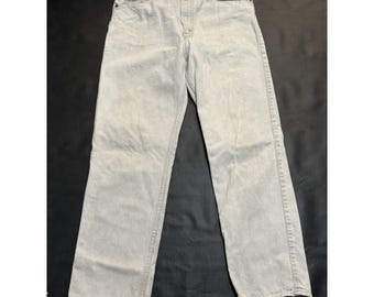 Jeansy Levis Two Horse z lat 80., skóra, wybielacz, kwas, pranie, vintage, z lat 80.