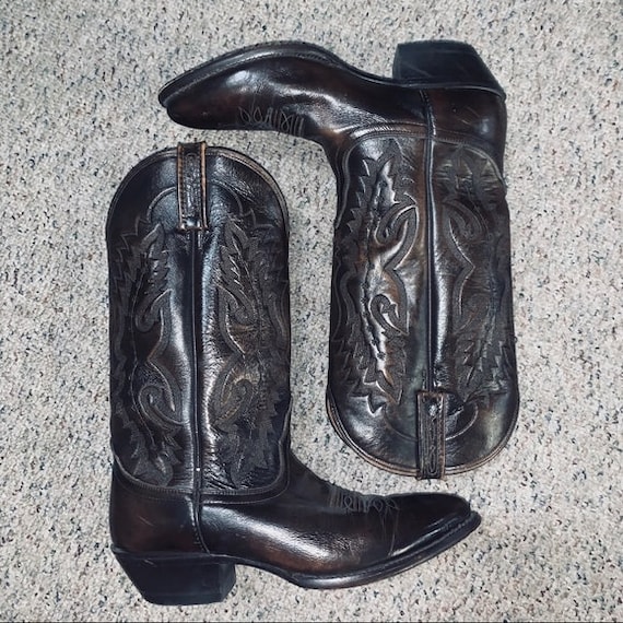 Vintage Nacona Cowboy Boots Western Rockabilly