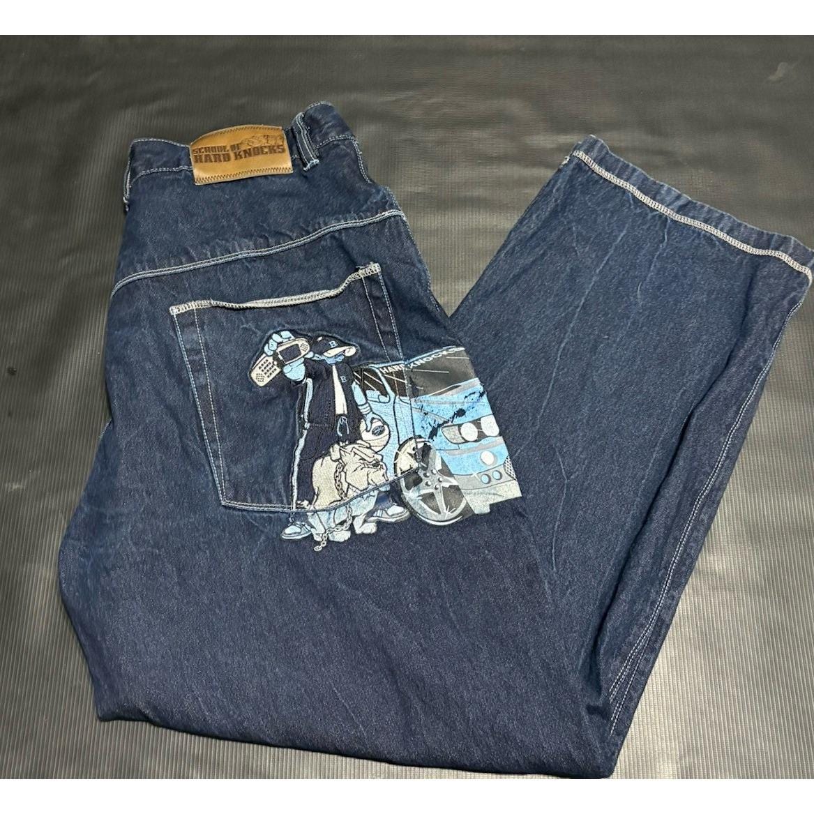 SCOOL OF HARD KNOCKS 44インチ デニム ジーンズ School of Hard Knocks Jeans - Etsy