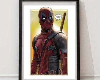 Impressão artística de DeadPool