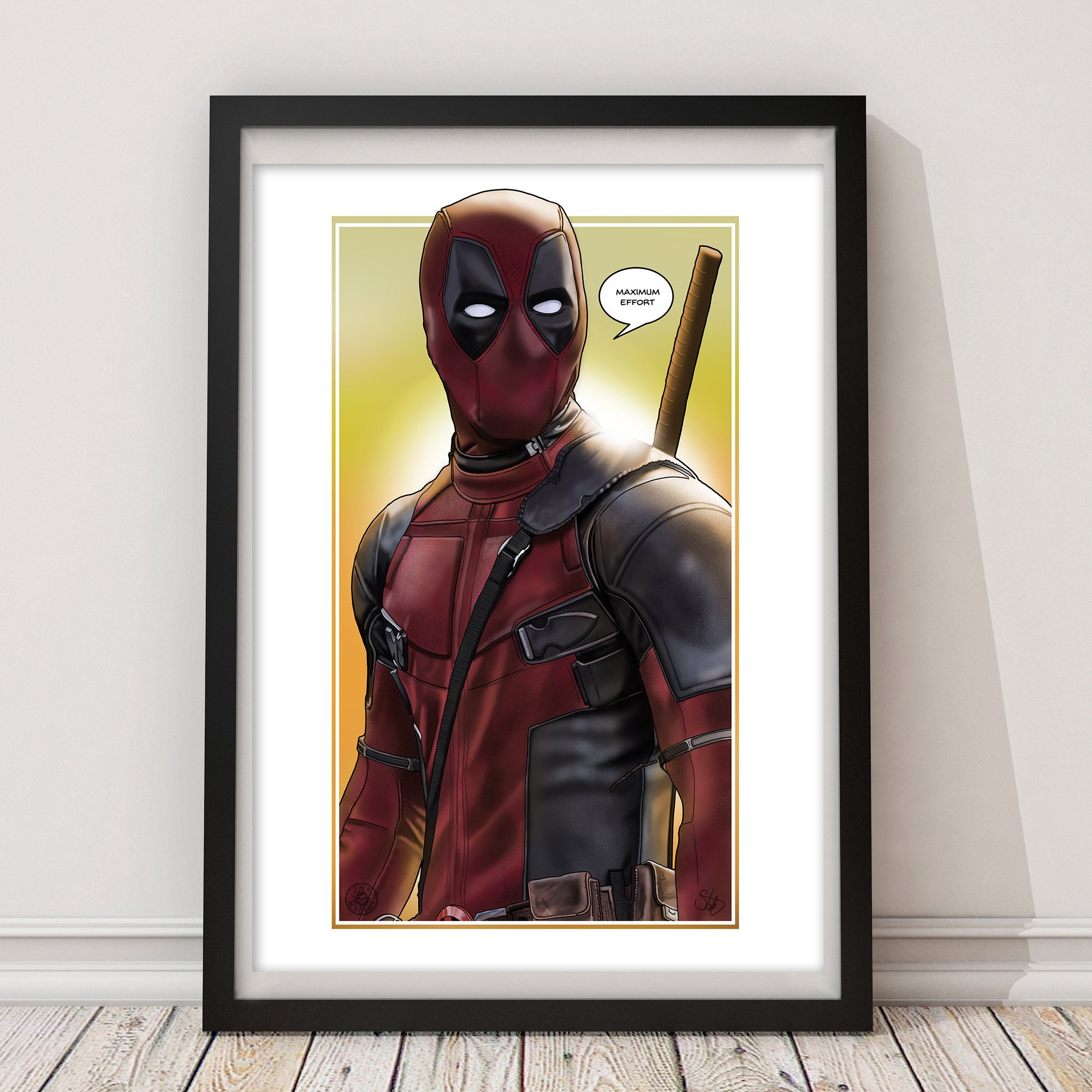 Poster Deadpool - Bullets and Chimichangas