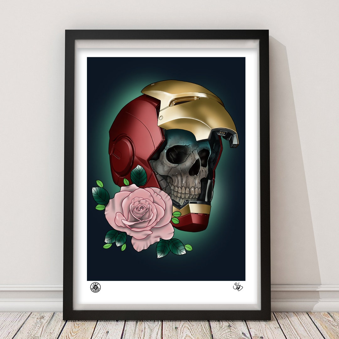 額縁 tatoo studio yamada IRON SKULL POSTER 額縁 tatoo studio yamada IRON SKULL POSTER tatoo studio