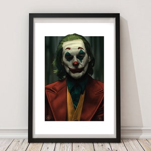 De Joker-kunstafdruk