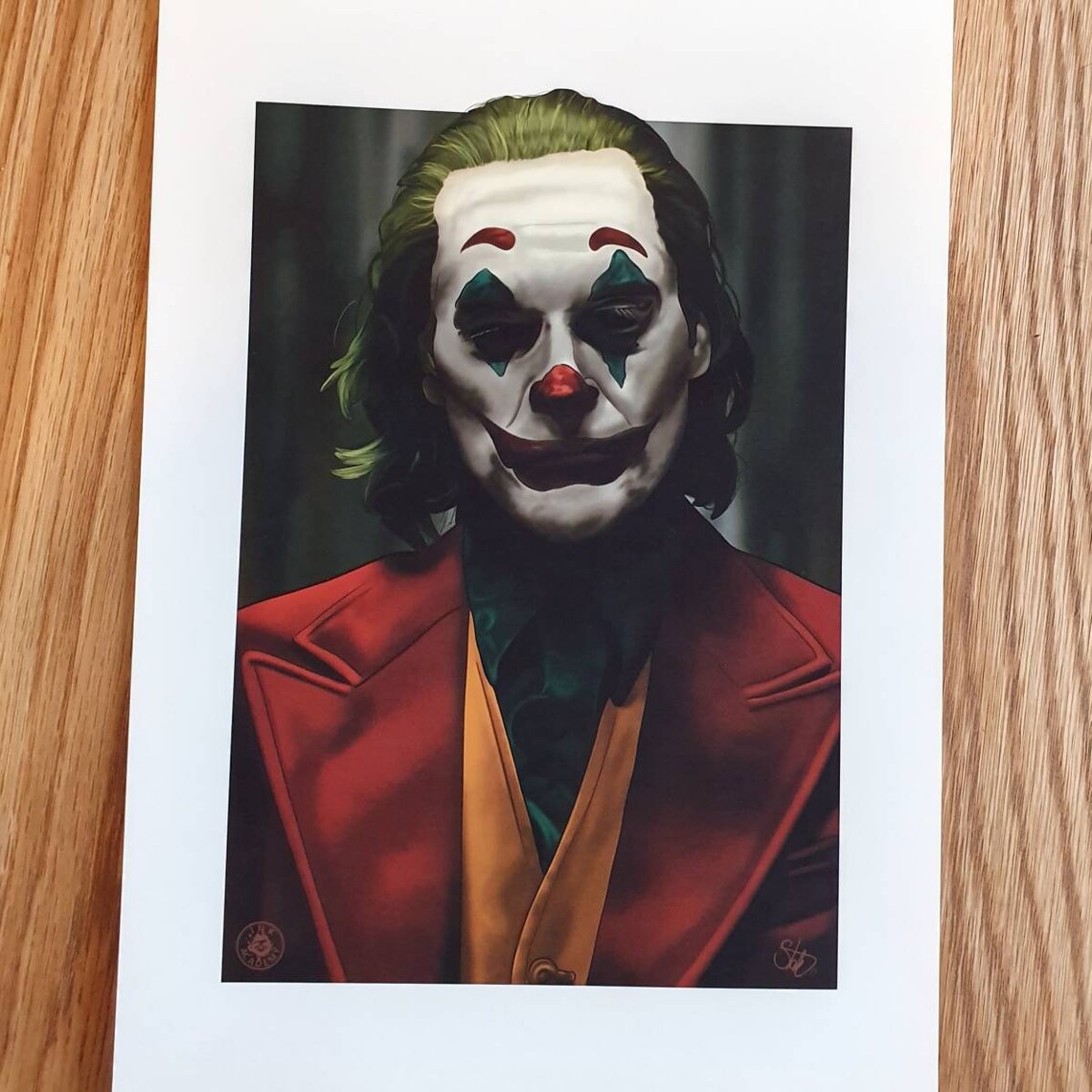 The Joker Art Print Etsy