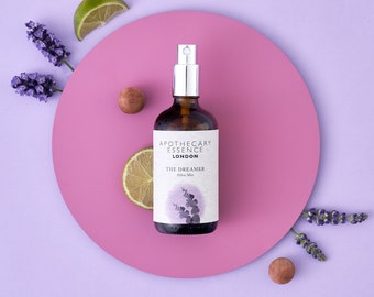 Lavender and Bergamot Essential Oils Pillow and Home Mist, Aromatherapy for Sleep, Relaxation and Anxiety Relief, Vegan