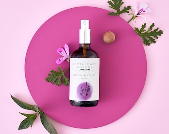 Rose and Patchouli Essential Oils Home Mist, Aromatherapy to Uplift and Revitalise, Vegan and Eco-Friendly