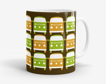 Campervan Mug, T2 Late Bay, Coffee Mug, Campervan Gifts, Gift for Dad, Retro Gifts, MG821