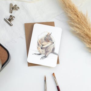 Set van Kunstkaarten met Illustraties van Dieren uit Australië – Inclusief Kraftenveloppen