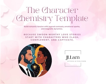 Romance Author Character Chemistry Template: Fiction Writing Worksheet