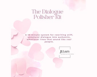 Dialoogpolijstset: schrijfwerkblad auteur (afdrukbare pdf)