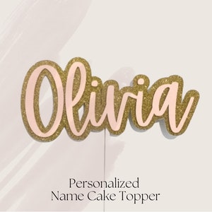 Personalized Name Cake Topper | Cake Topper