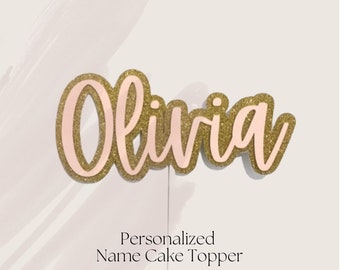 Personalized Name Cake Topper | Cake Topper