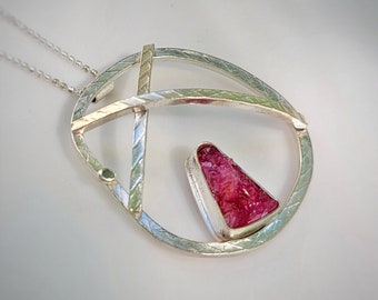 Cobalto Calcite Crossover Pendant