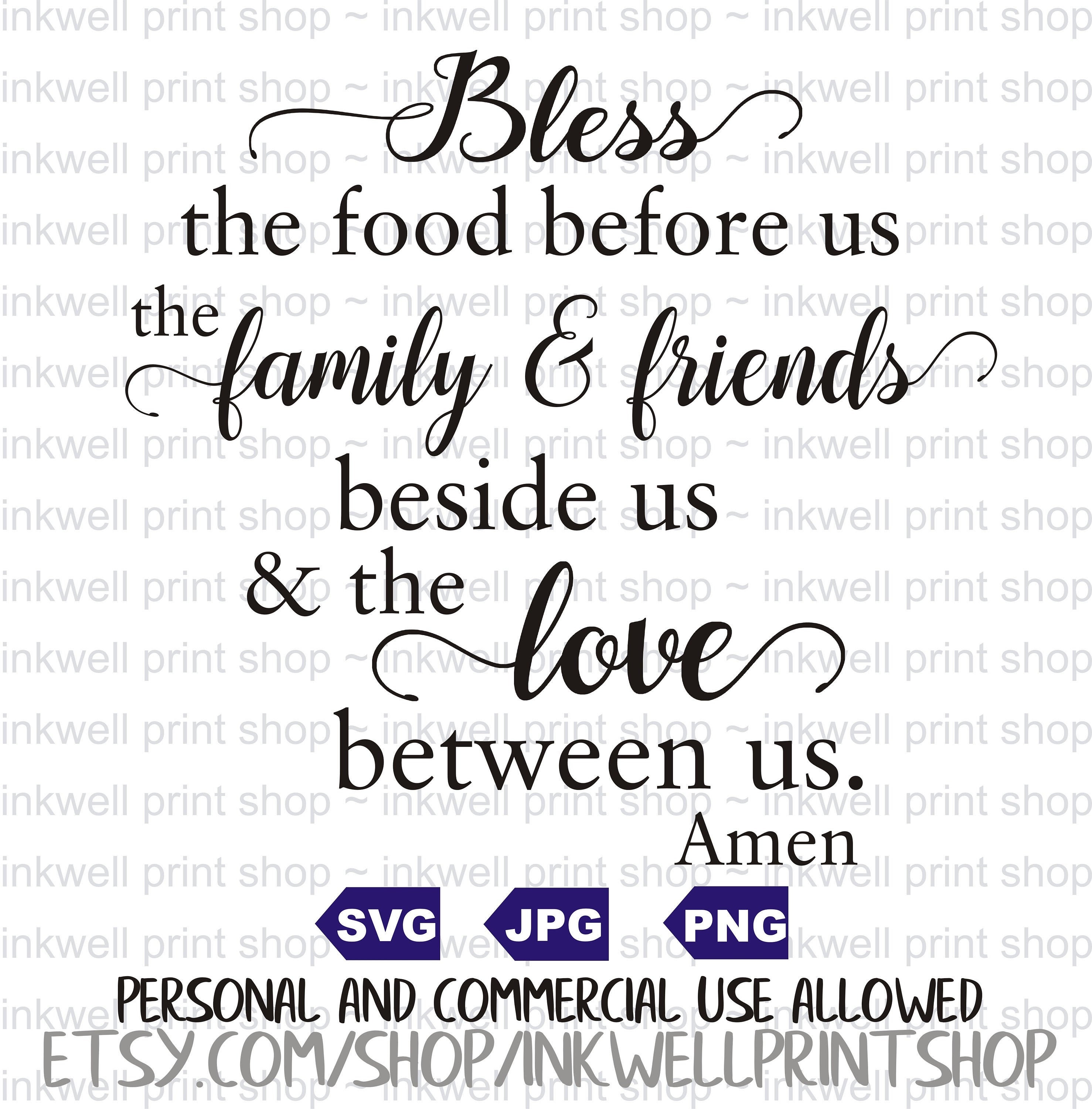 Download Three Sign Set Svg Kitchen Wall Art Dining Room Sign Svg Bless The Food Before Us Svg Silhouette Designs Dxf Cricut Files Family Svg Craft Supplies Tools Stencils Templates Deshpandefoundationindia Org