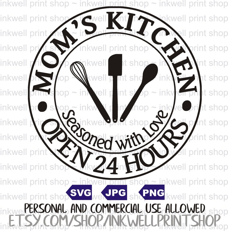 Download Jpg Instant Download Svg Farmhouse Kitchen Decor Mom S Kitchen Clip Art Diy Sign Kitchen Sign Svg Png Digital File Cut Files Scrapbooking Papercraft Deshpandefoundationindia Org