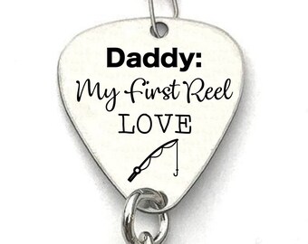 Daddy My First Reel Love Daddy Fishing Lure Gift for Dad Fathers Day Gift For Daddy Fishing Gift