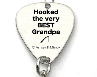 Hooked The Best Grandpa Fishing Lure Gift for Grandpa Fathers Day Gift For Papa Fishing Gift